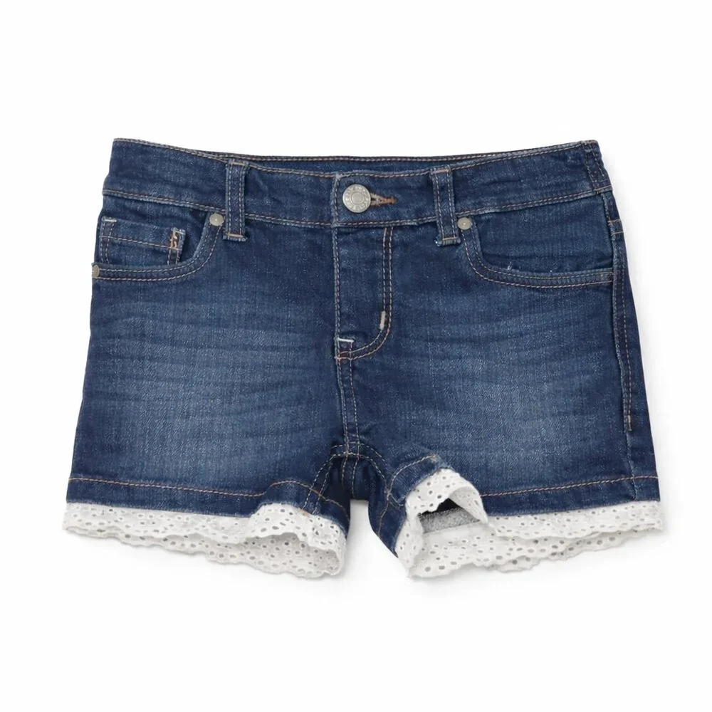 NWT OSHKOSH B’GOSH Girl’s Toddler Dark Wash Jean Shorts Size 3T
